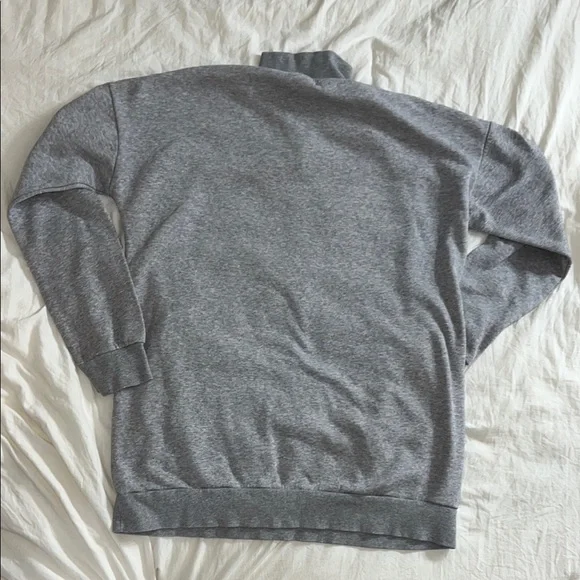 Adidas Women's Essentials Gray Quarter Zip - Picture 4 of 4